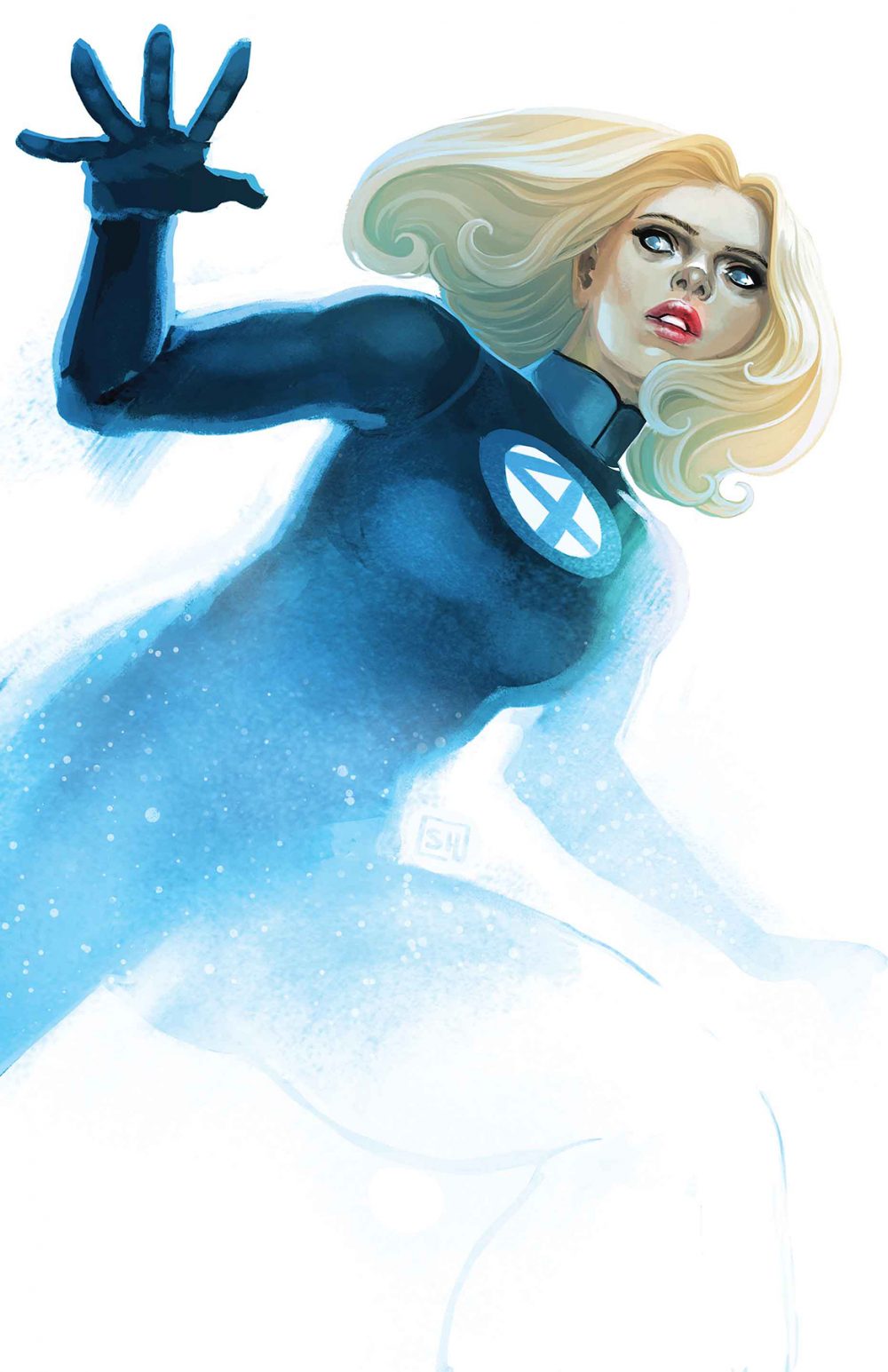 Invisible Woman #1, variant cover di Stephanie Hans