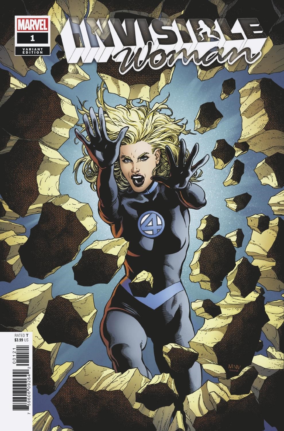 Invisible Woman #1, variant cover di Steve McNiven