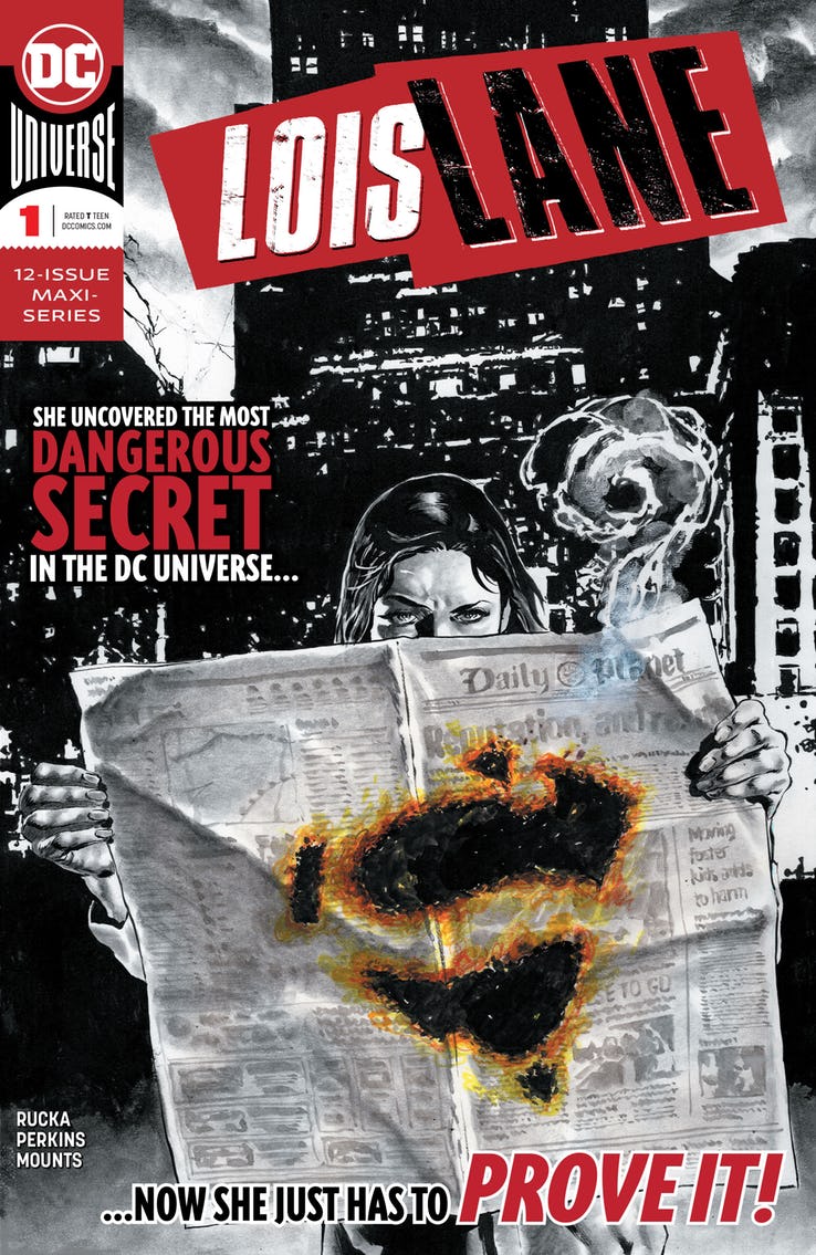 Lois Lane #1, copertina di Mike Perkins