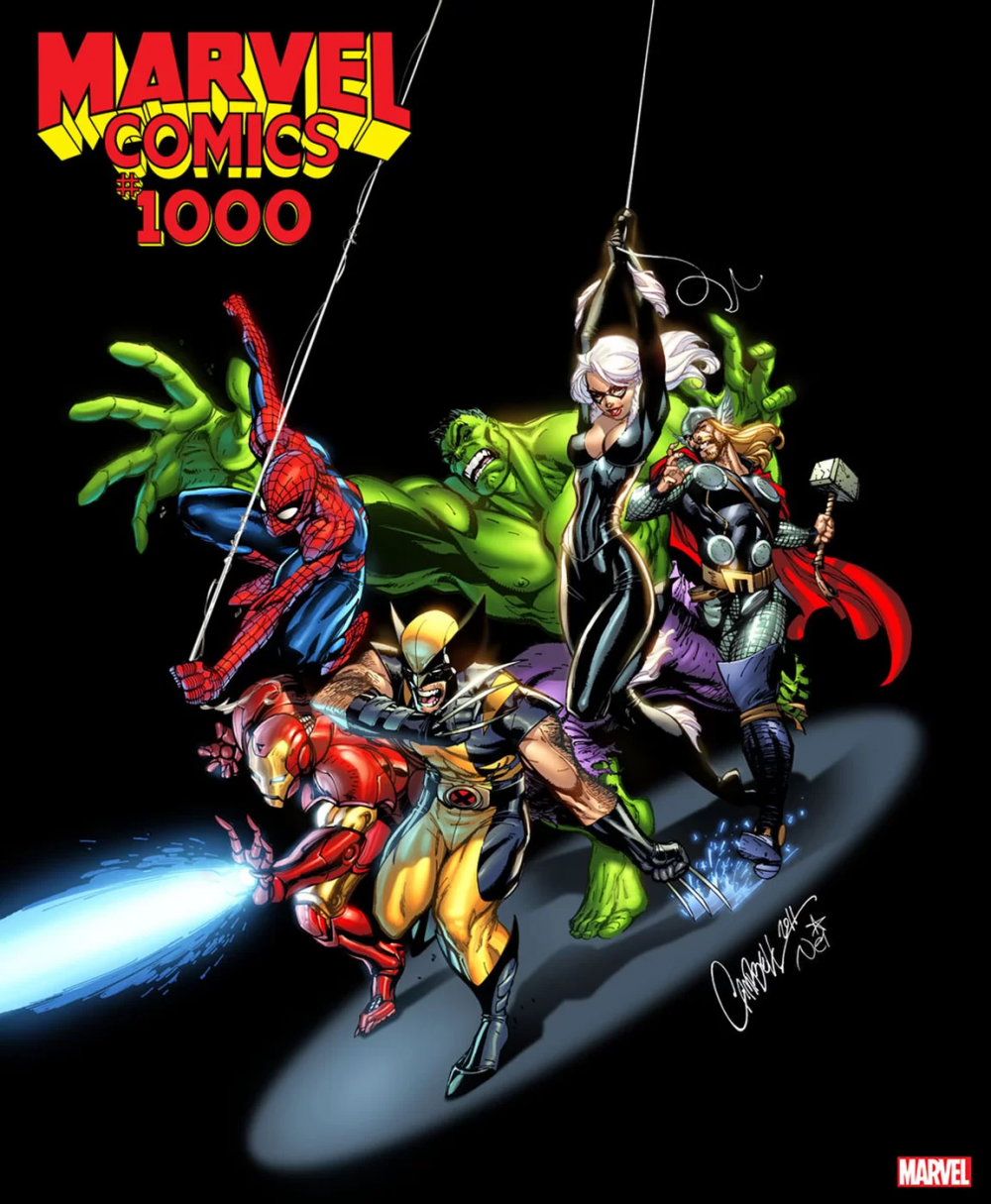 Marvel Comics #1000, variant cover di J. Scott Campbell