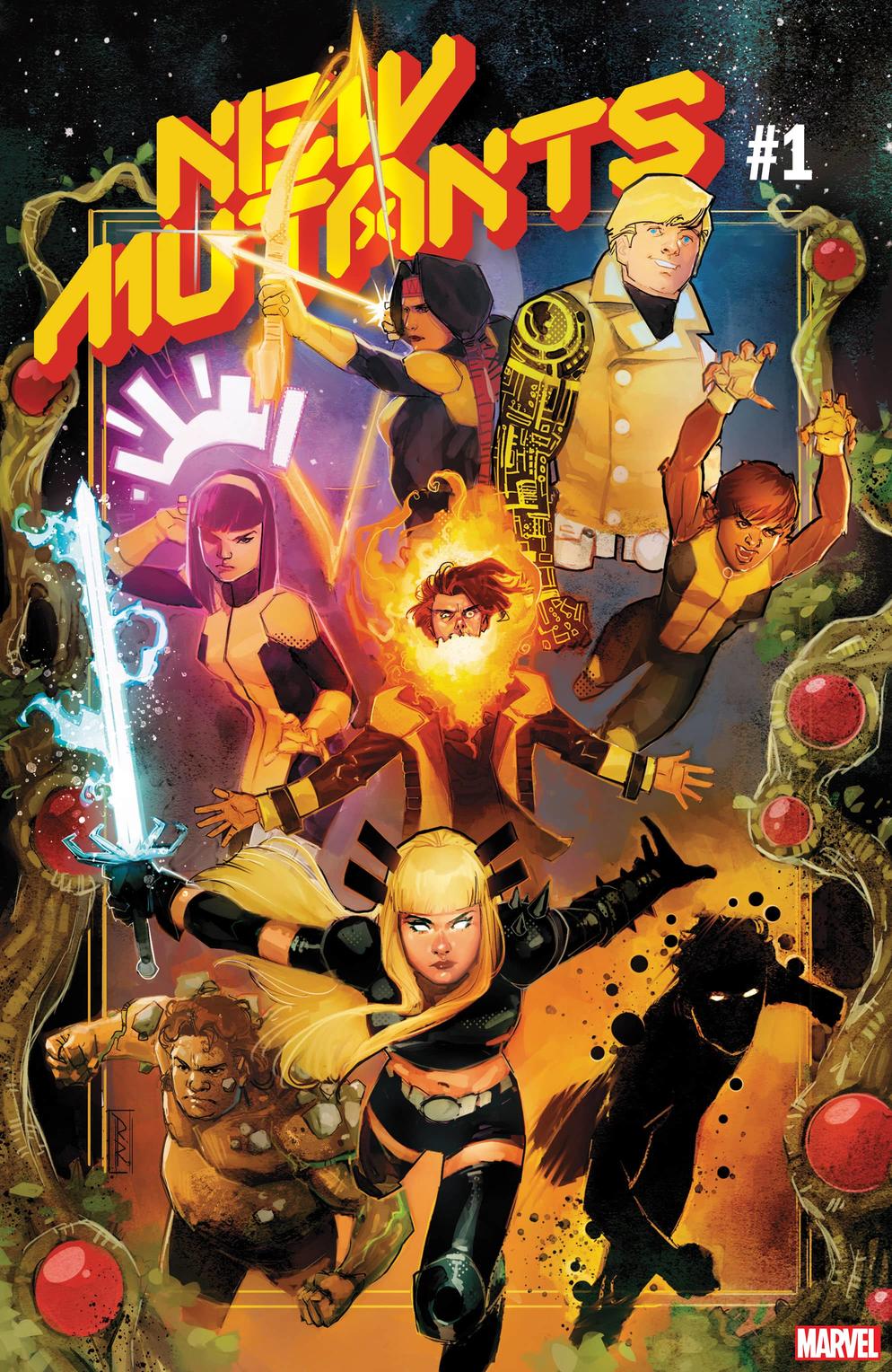 New Mutants #1, copertina di Rod Reis