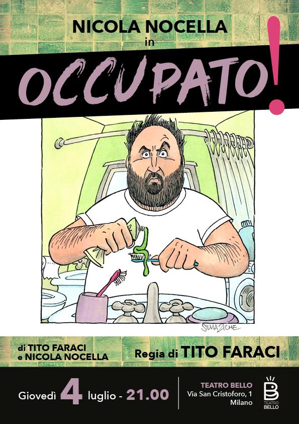 Occupato, locandina di Silvia Ziche