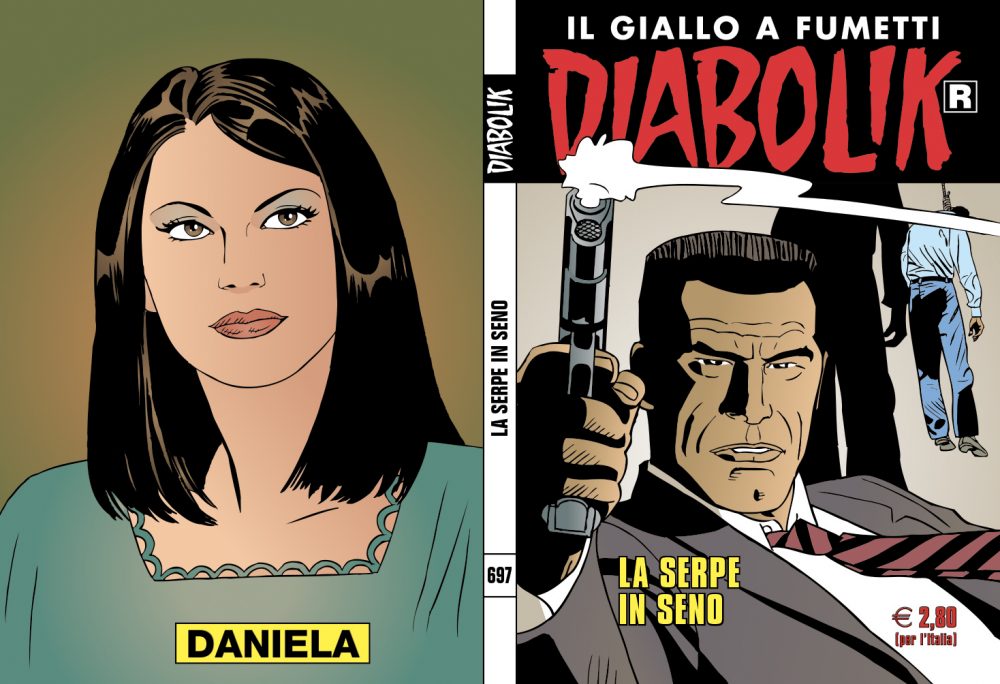 Diabolik R 697 – 10 luglio, copertina di Sergio e Paolo Zaniboni