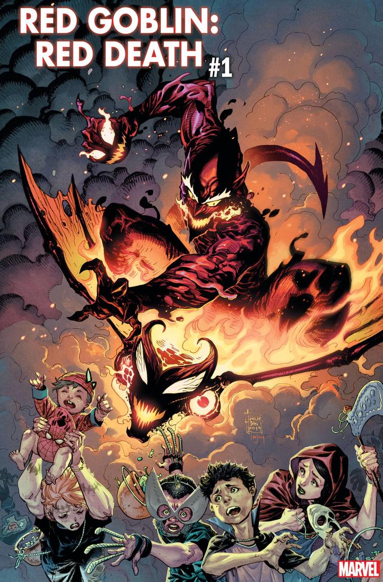 Red Goblin: Red Death #1, copertina di Philip Tan