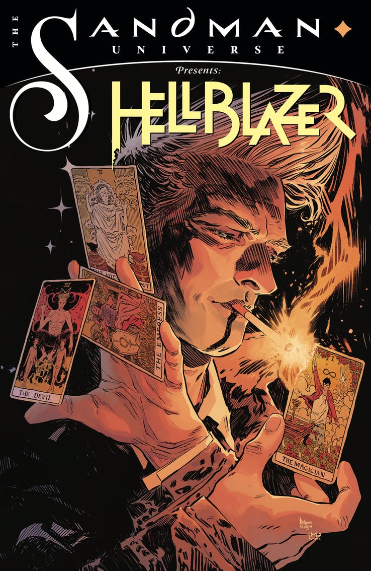 Sandman Universe Presents Hellblazer #1, copertina di Bilquis Evely