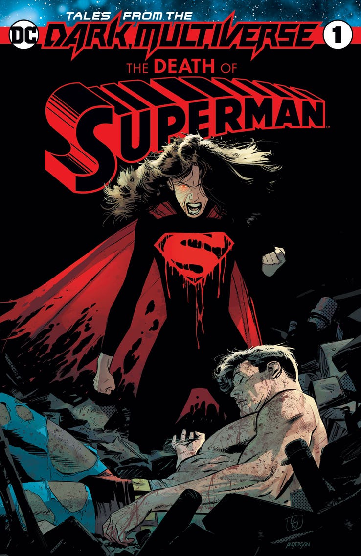 Tales from the Dark Multiverse: The Death of Superman #1, copertina di Lee Weeks