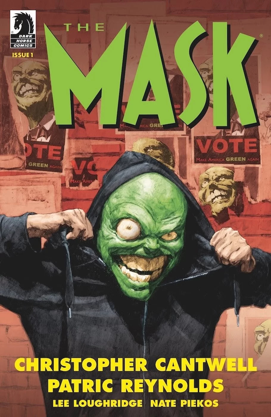 The Mask: I Pledge Allegiance to the Mask #1, copertina di Patric Reynolds