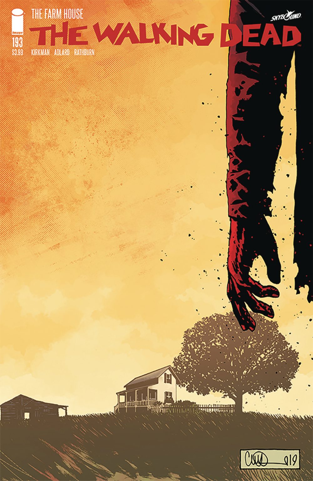 The Walking Dead #193, copertina di Dave Stewart