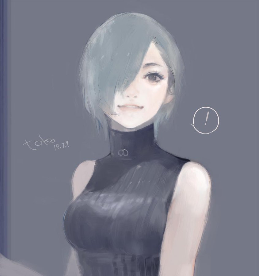 Tokyo Ghoul, Touka Kirishima, illustrazione di Sui Ishida