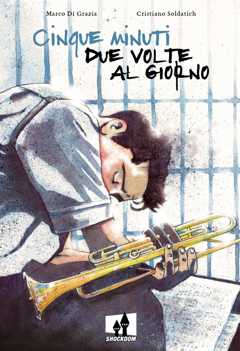 Cinque minuti, due volte al giorno, copertina di Cristiano Soldatich