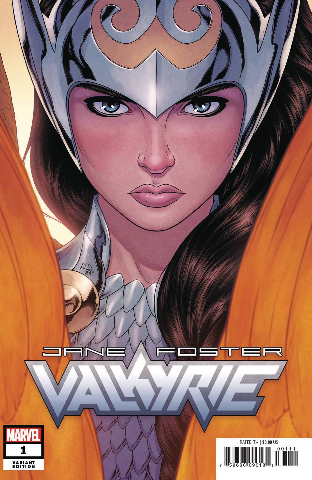 Jane Foster: Valkyrie #1, variant cover di Russell Dauterman