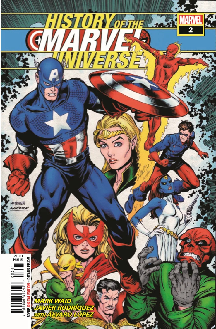 History of the Marvel Universe #2, copertina di Steve McNiven