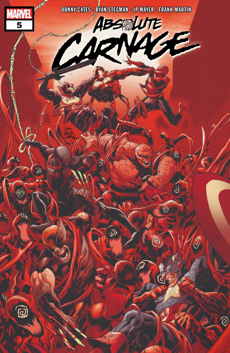 Absolute Carnage #5, copertina di Ryan Stegman