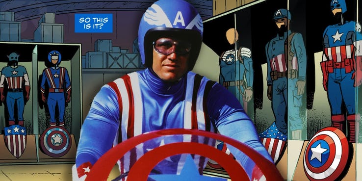 Captain America: il costume del film del 1979