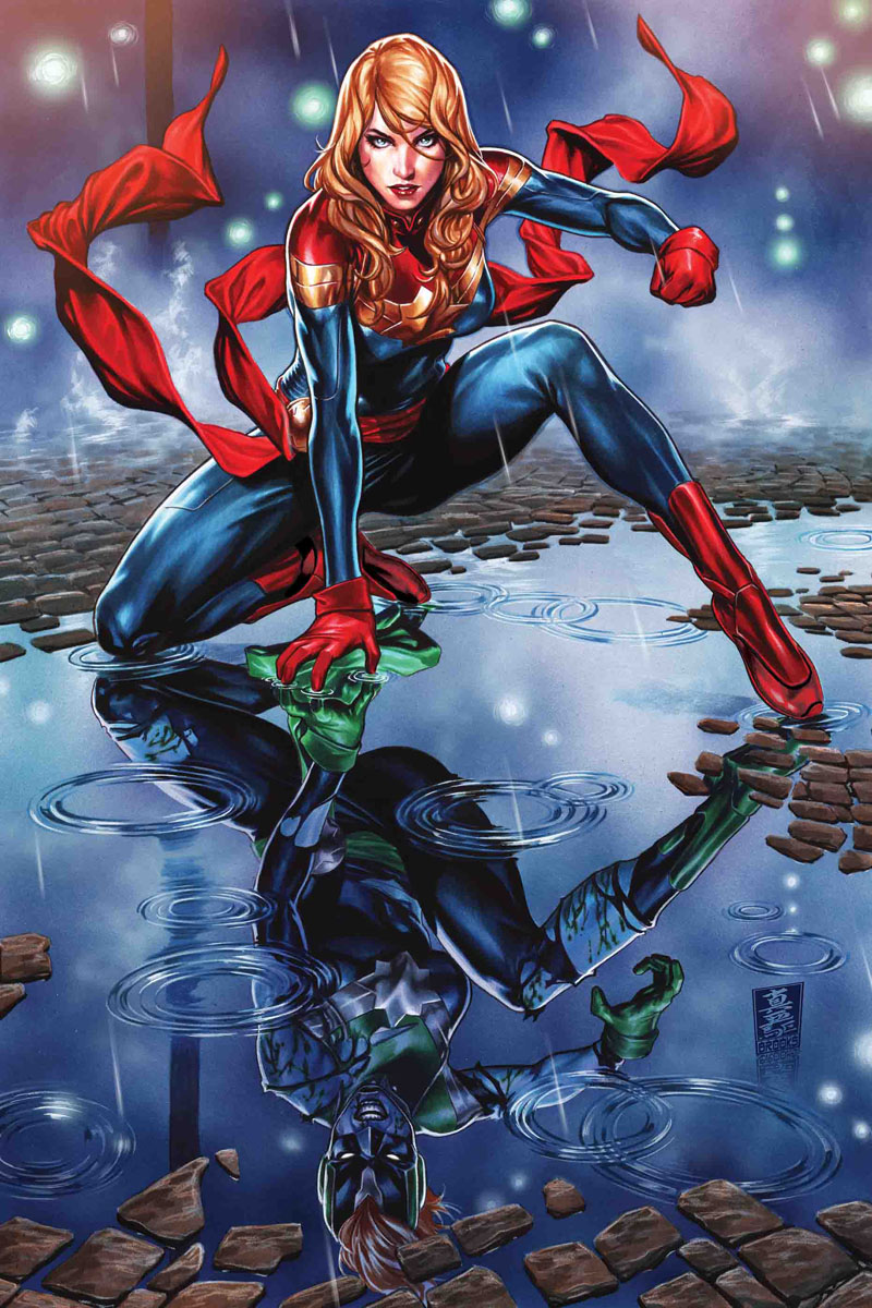 Captain Marvel #9, copertina di Mark Brooks