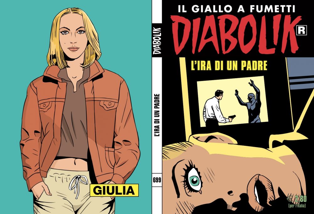 Diabolik R 699 – 10 settembre, copertina di Sergio e Paolo Zaniboni