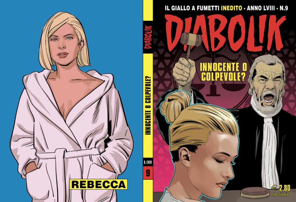 Diabolik Anno LVIII n. 9 – 1° settembre, copertina di Matteo Buffagni