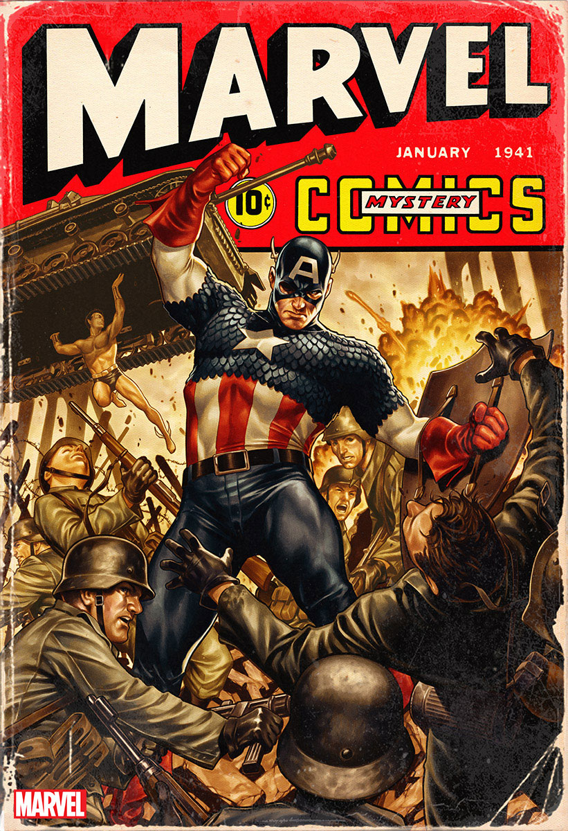 Marvel Comics #1000, variant cover di Mark Brooks