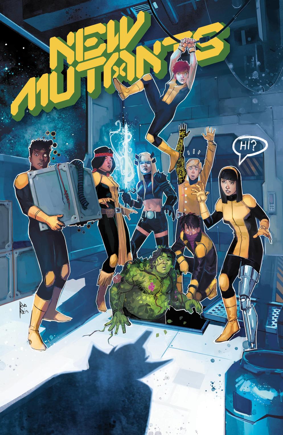 New Mutants #2, copertina di Rod Reis