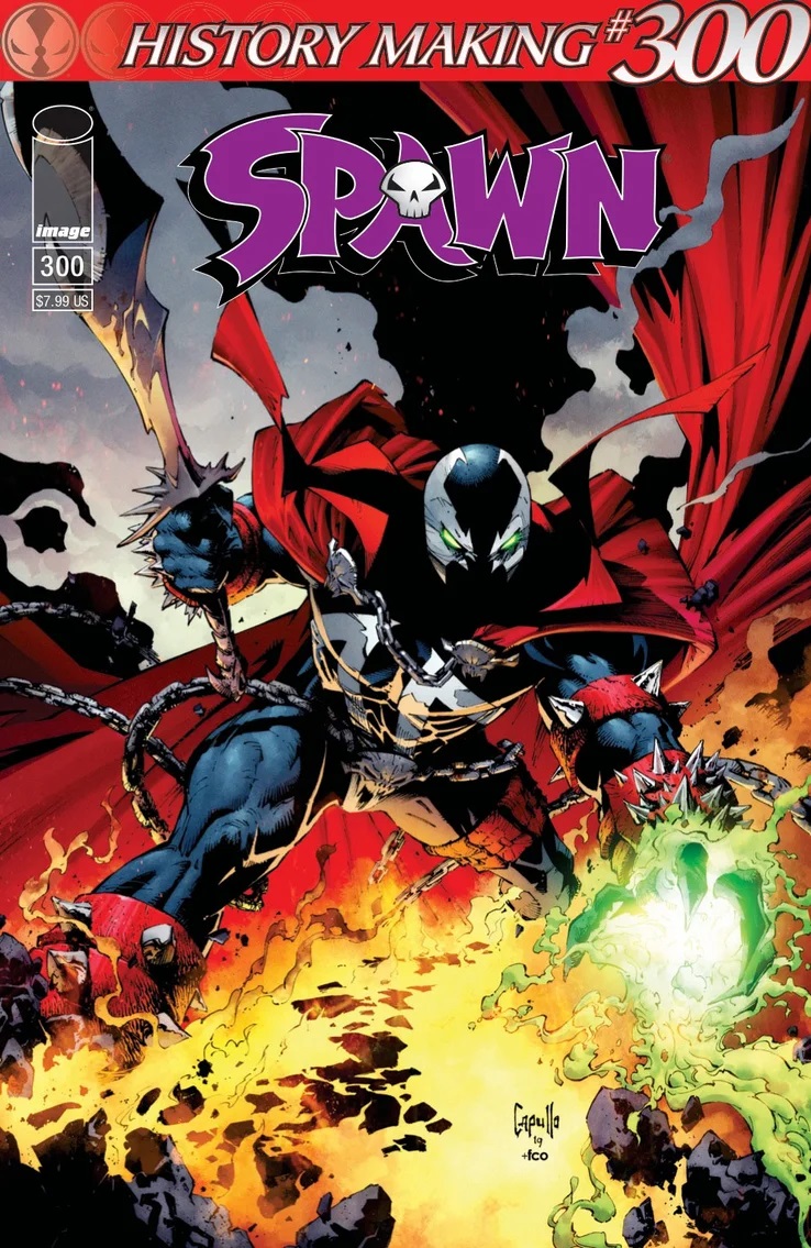 Spawn #300, variant cover di Greg Capullo