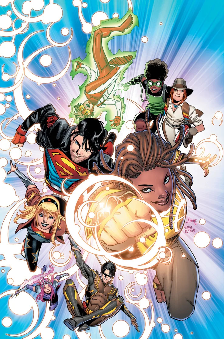 Young Justice #10, copertina di John Timms