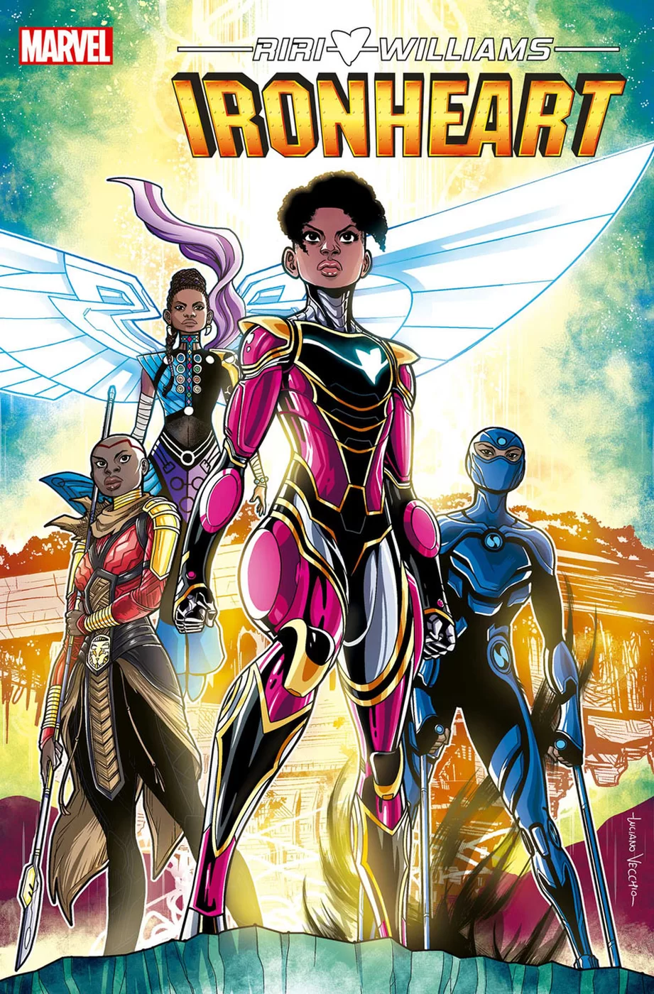 Ironheart #12, copertina di Luciano Vecchio