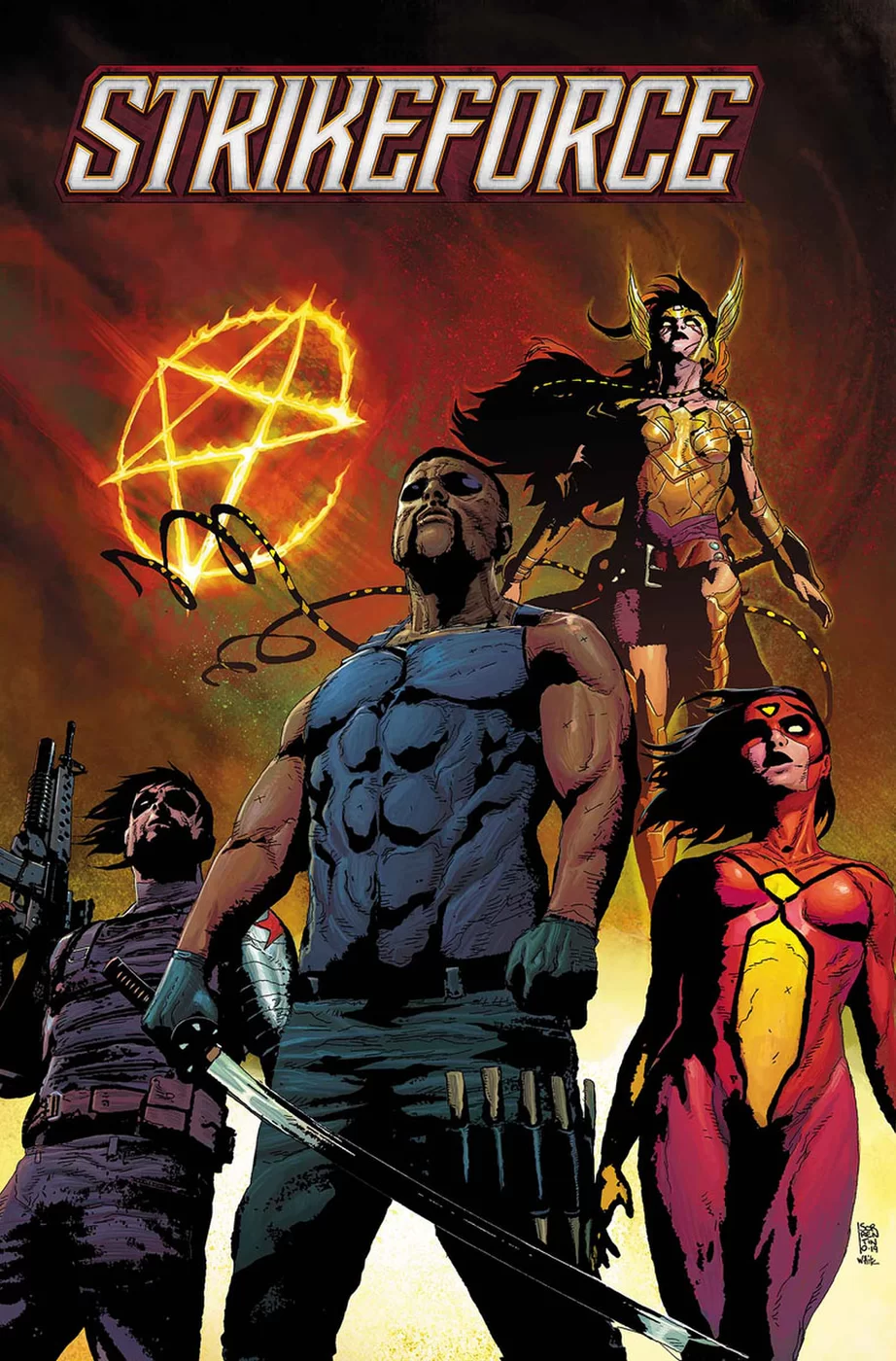 Strikeforce #1, copertina di Andrea Sorrentino