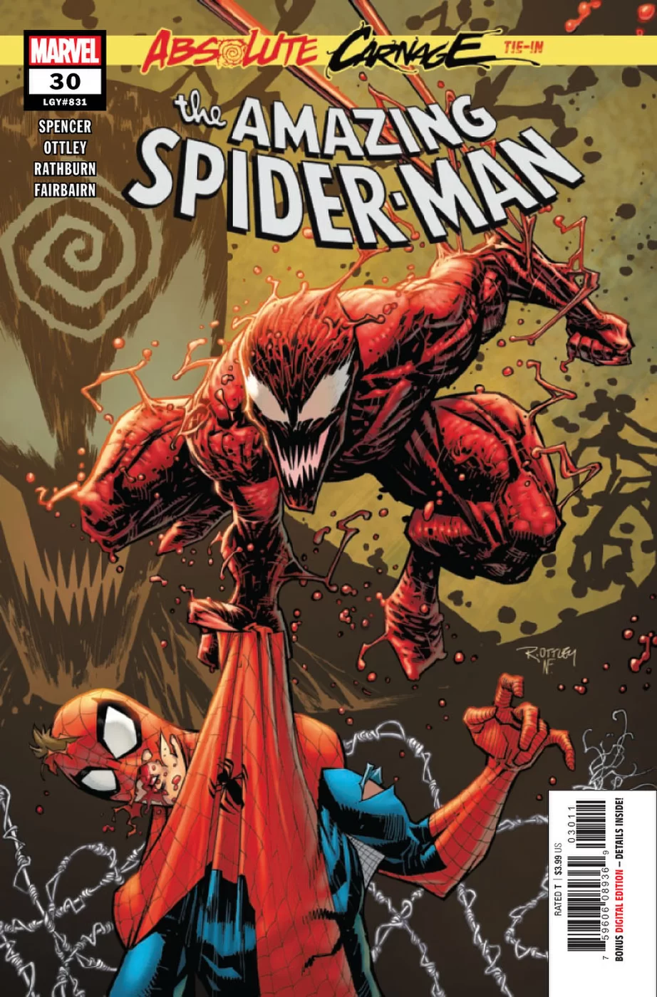 Amazing Spider-Man #30, copertina di Ryan Ottley