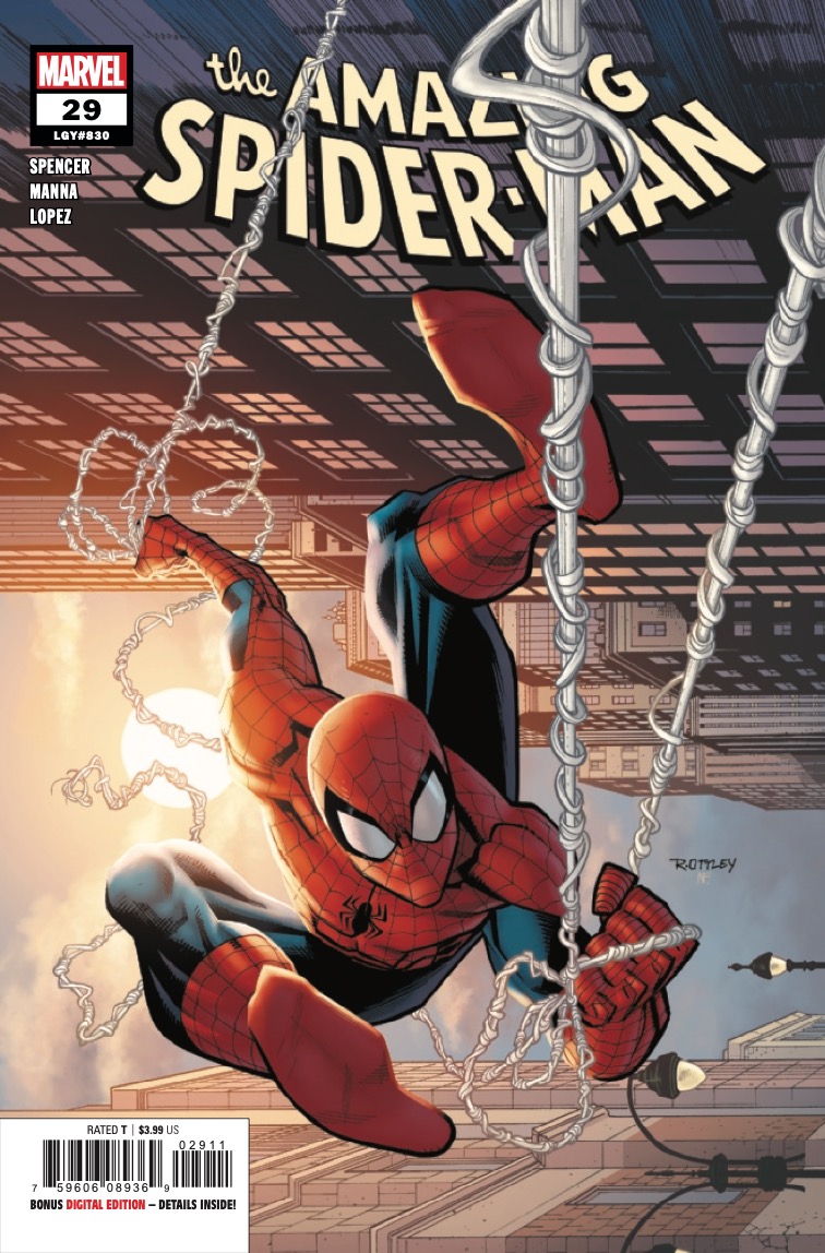 Amazing Spider-Man #29, copertina di Ryan Ottley