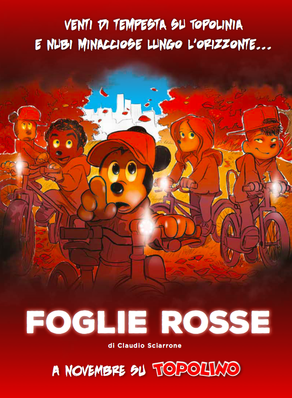 Foglie rosse su Anteprima