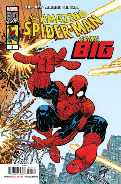 Amazing Spider-Man: Going Big, copertina di Erik Larsen