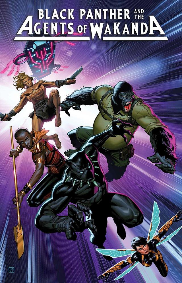 Black Panther and the Agents of Wakanda #1, copertina di Lan Medina