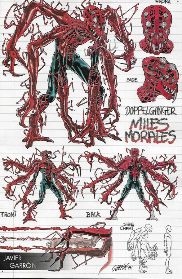 Absolute Carnage: Miles Morales #1, variant cover di Javier Garron
