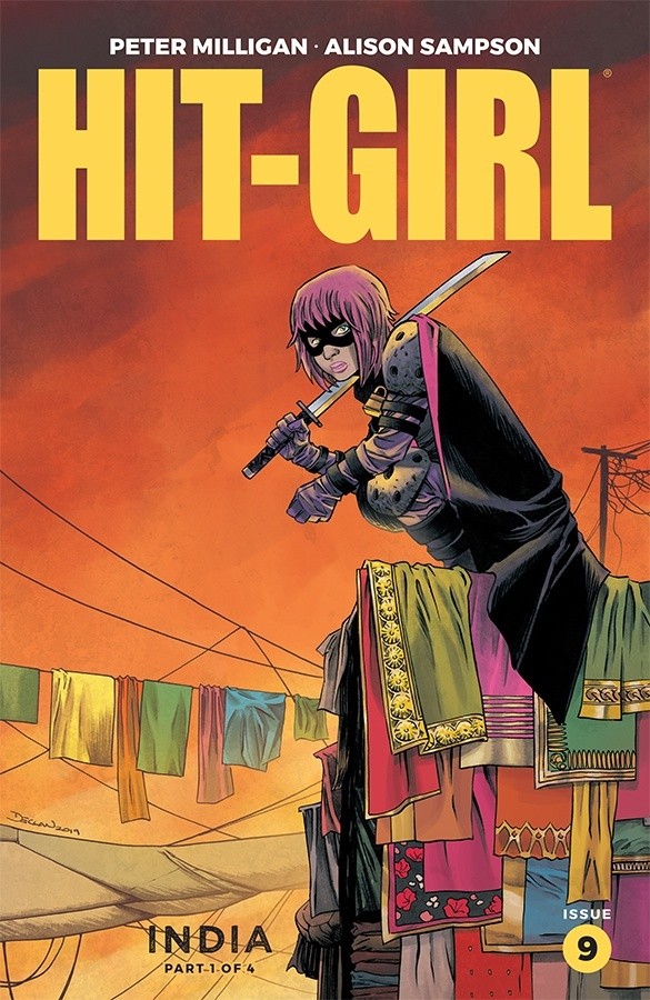 Hit-Girl #9, copertina di Declan Shalvey