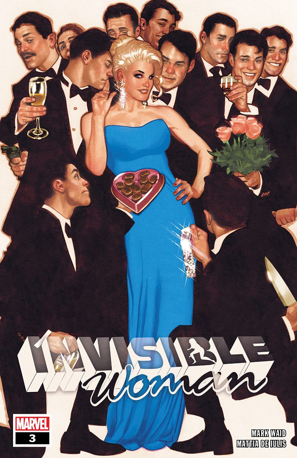 Invisible Woman #3, copertina di Adam Hughes