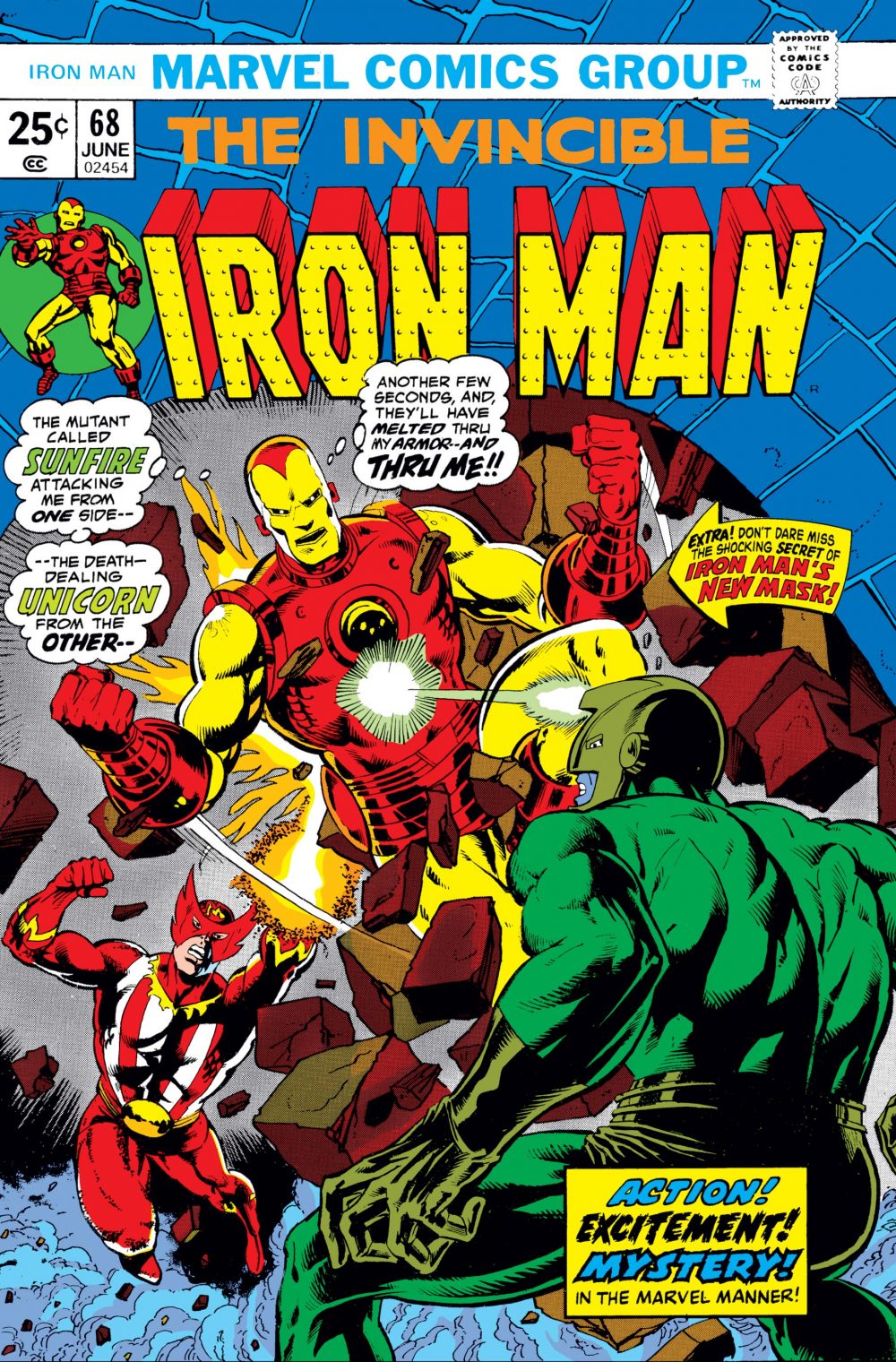 Iron Man #68, copertina di Jim Starlin