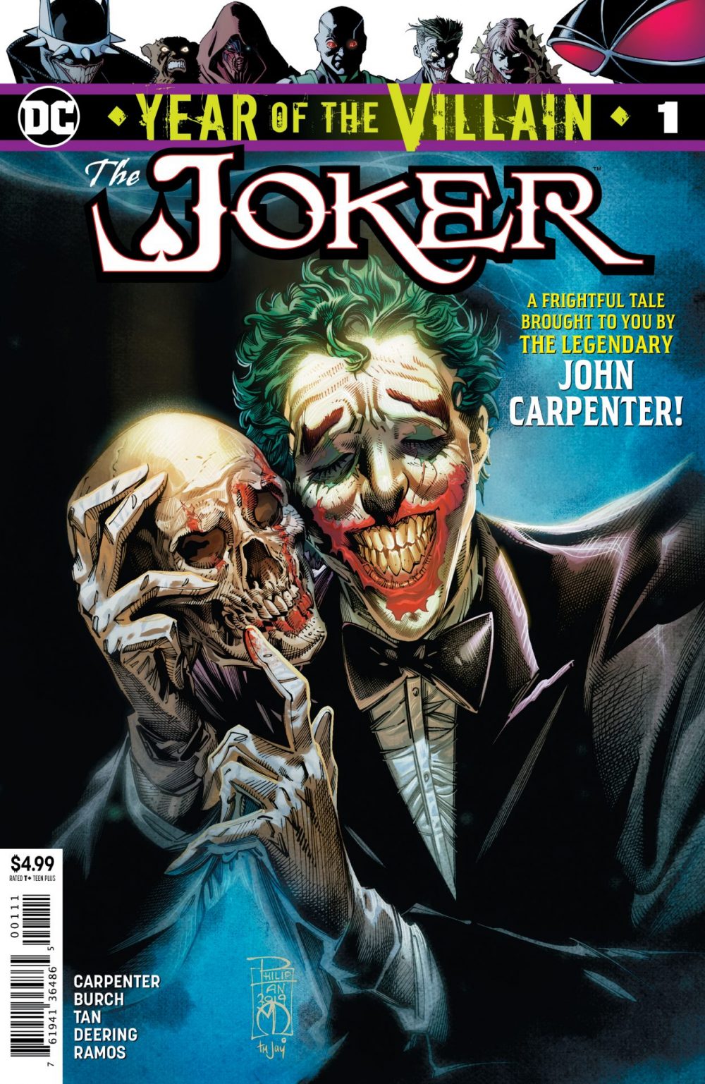 Joker: Year of the Villain, copertina di Philip Tan