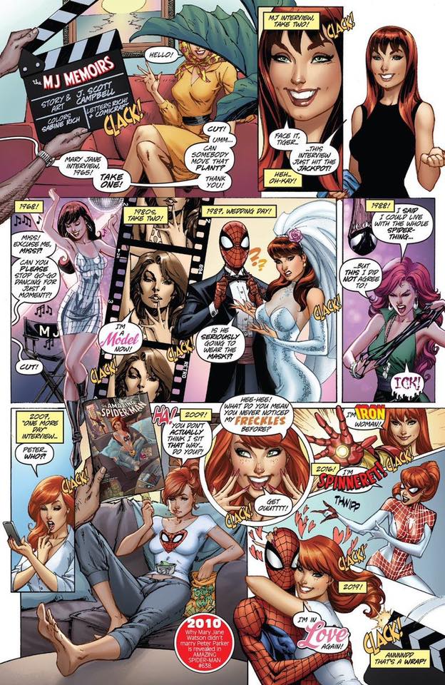 Marvel Comics #1000: MJ Memoirs, di J. Scott Campbell