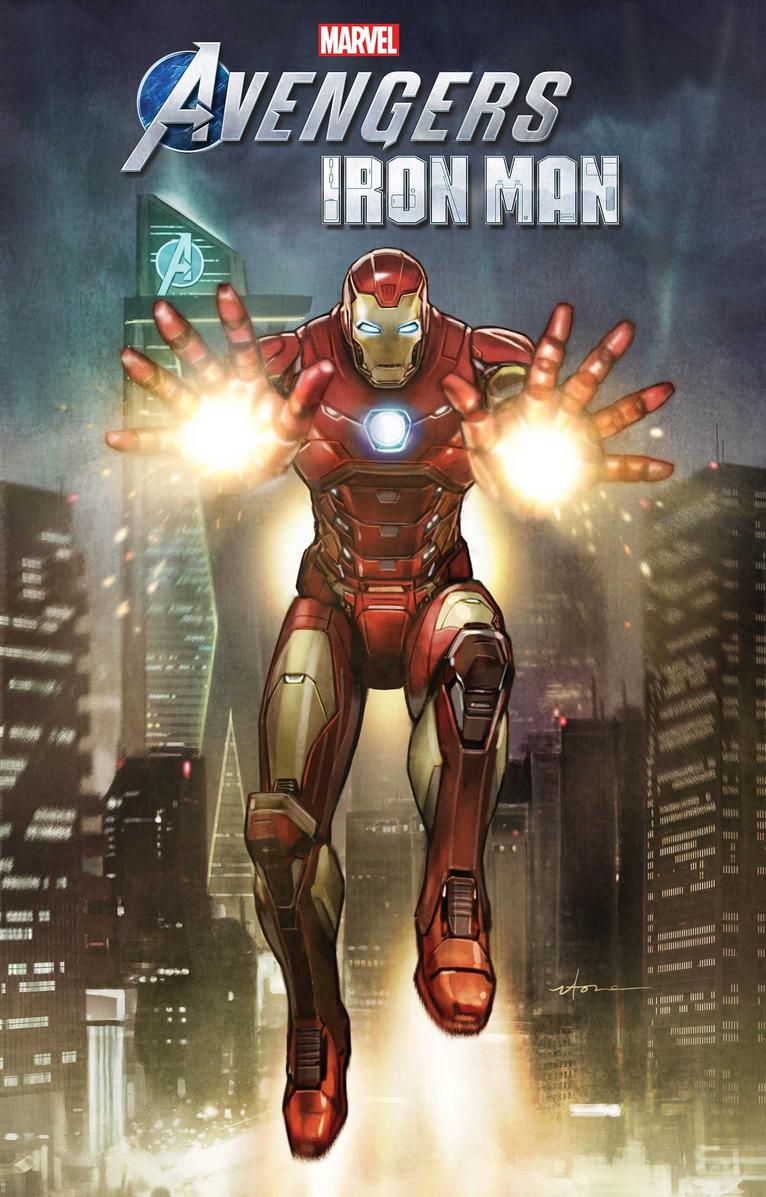 Marvel's Avengers: Iron Man #1, copertina di Stonehouse