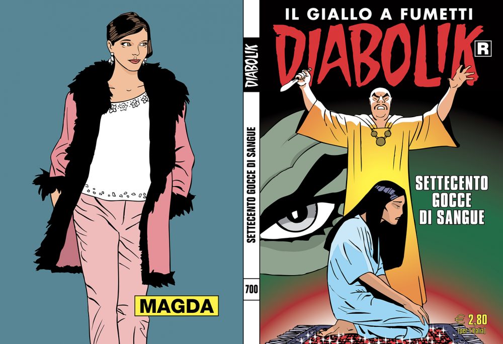 Diabolik R 700 – 10 ottobre, copertina di Sergio e Paolo Zaniboni