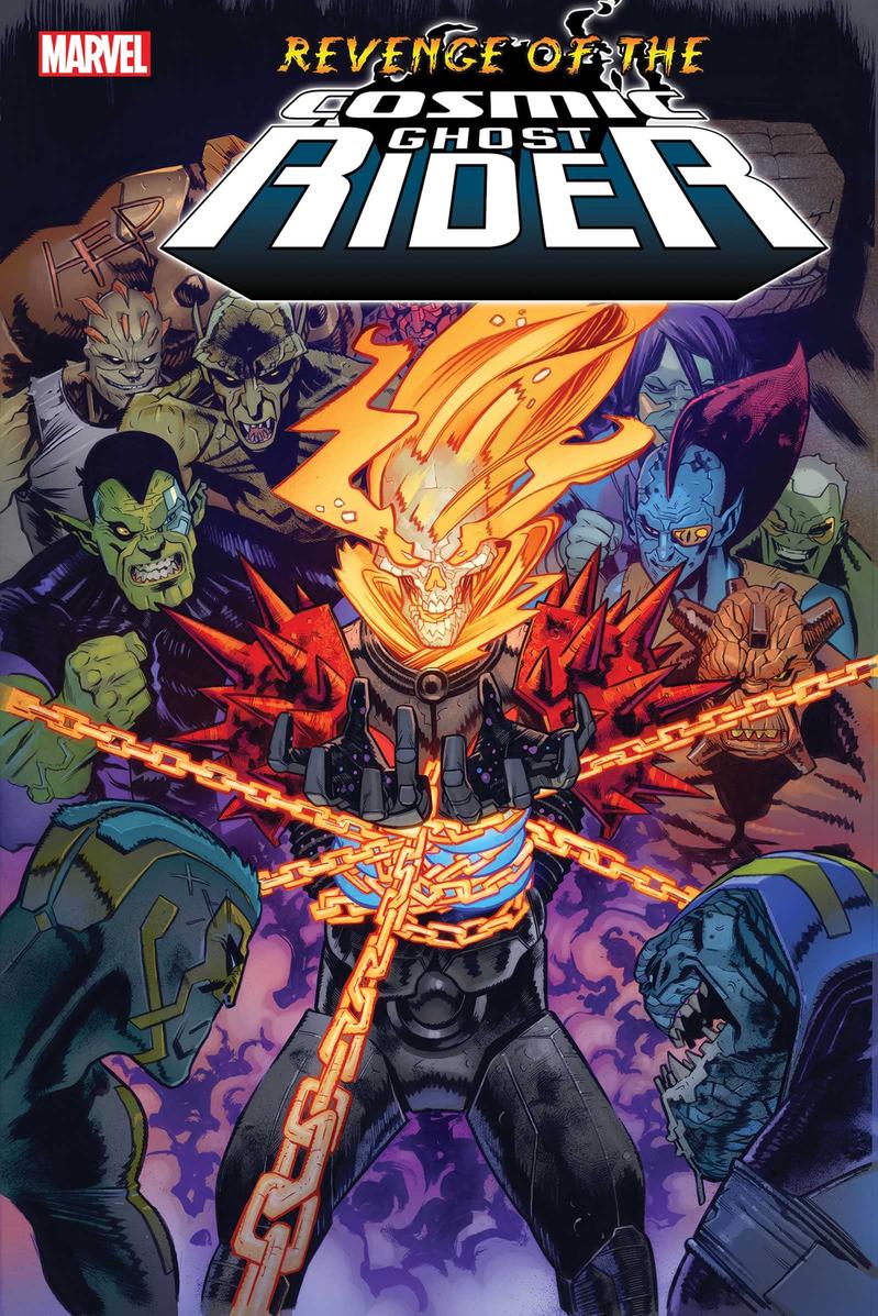 Revenge of the Cosmic Ghost Rider #1, copertina di Scott Hepburn