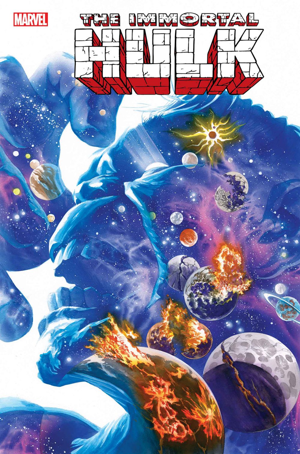 Immortal Hulk #25, copertina di Alex Ross