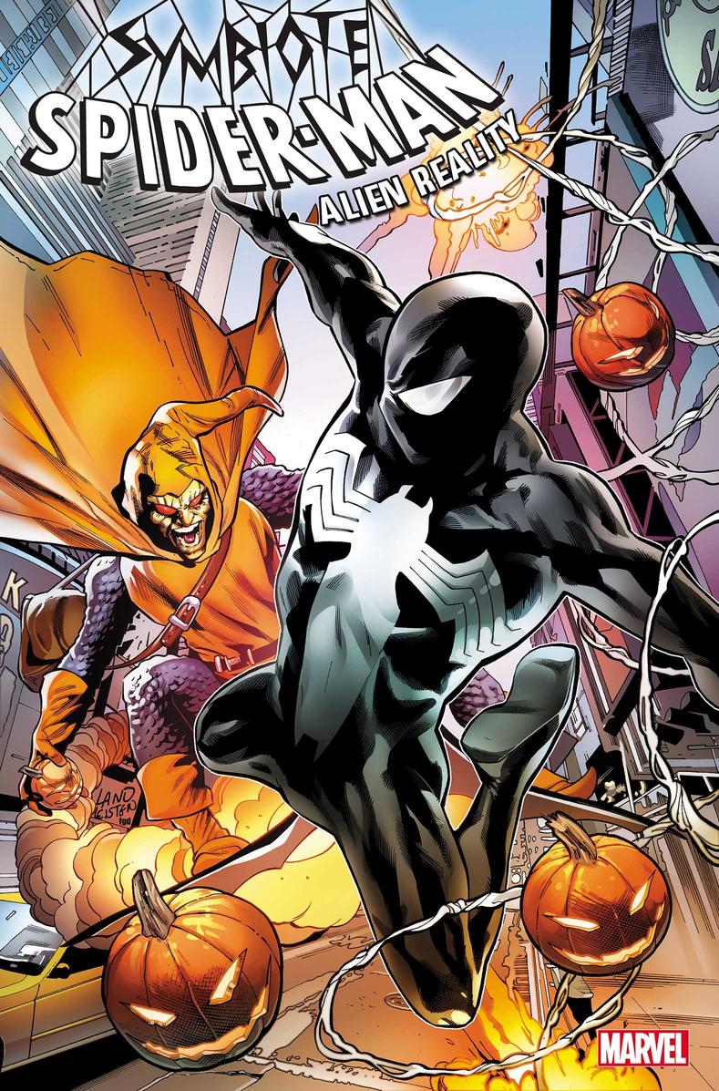 Symbiote Spider-Man: Alien Reality #1, copertina di Greg Land