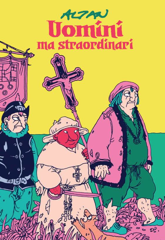 Uomini ma straordinari, copertina di Altan