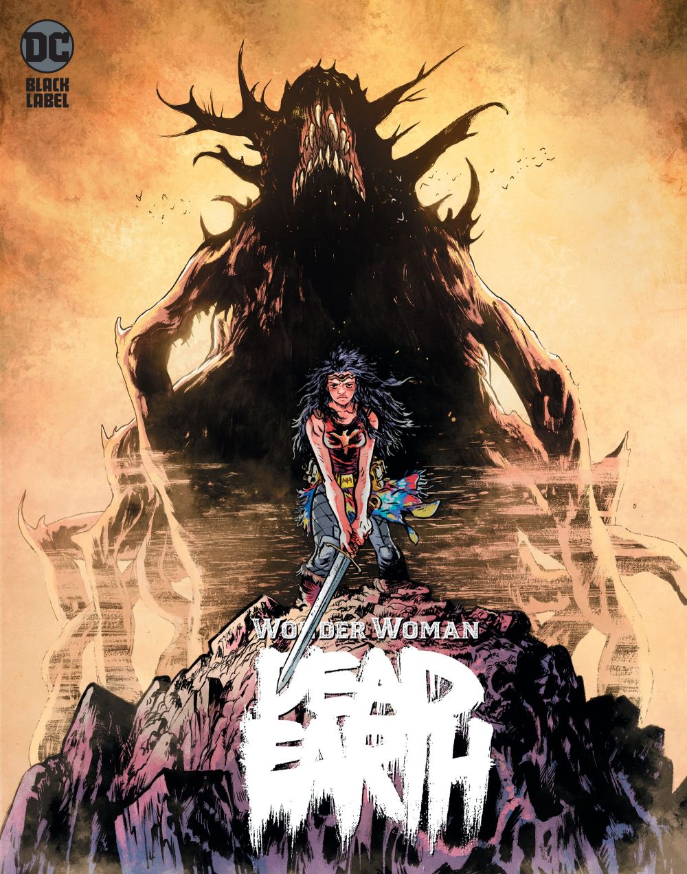 Wonder Woman: Dead Earth #1, copertina di Daniel Warren Johnson