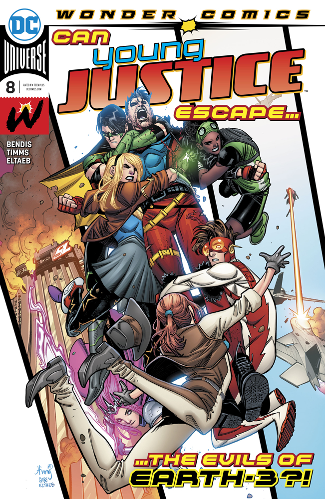 Young Justice #8, copertina di John Timms