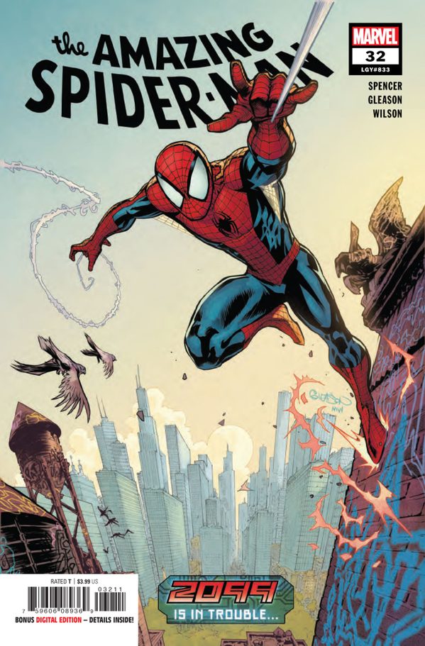 Amazing Spider-Man #32, copertina di Patrick Gleason