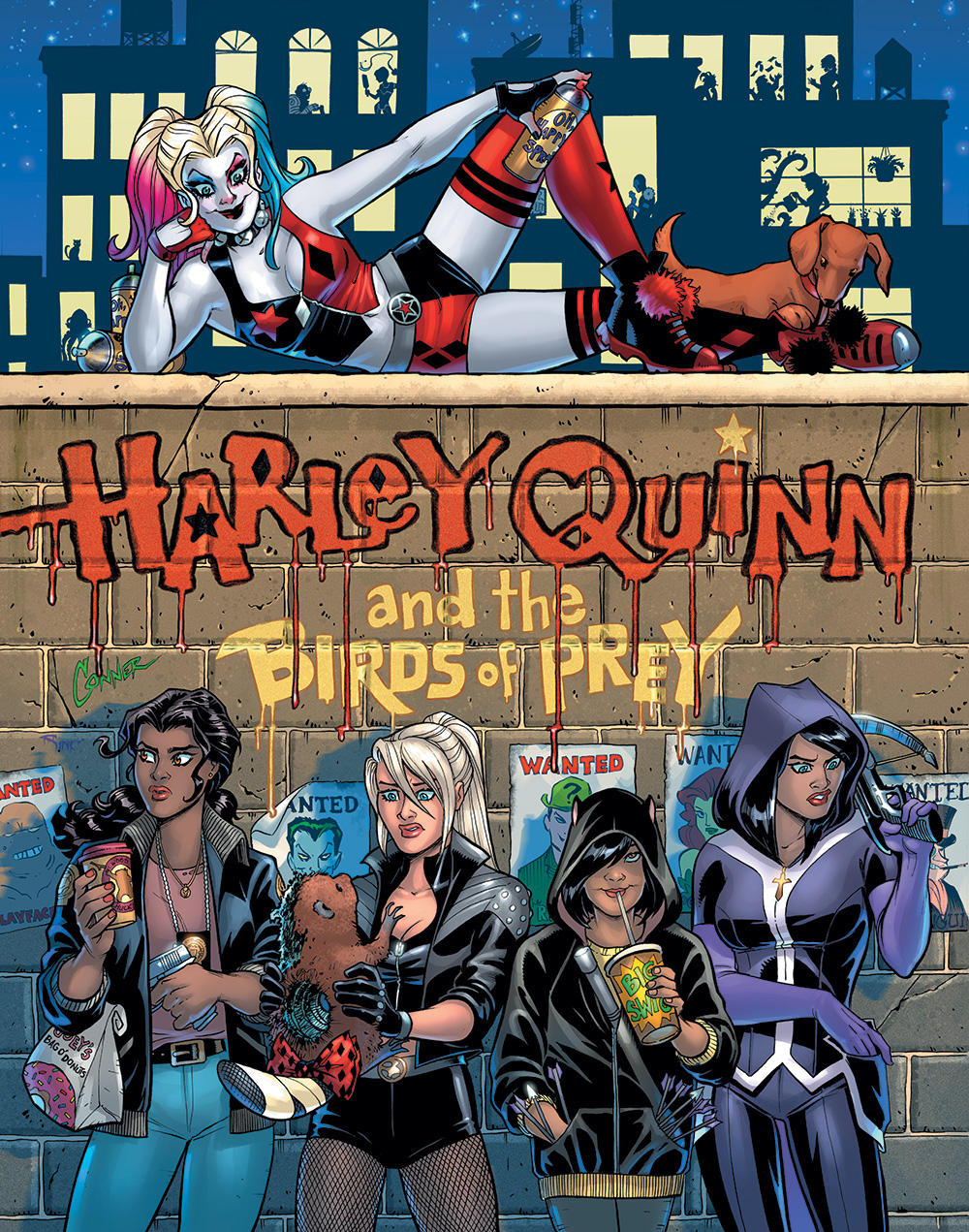 Harley Quinn and The Birds of Frey #1, copertina di Amanda Conner