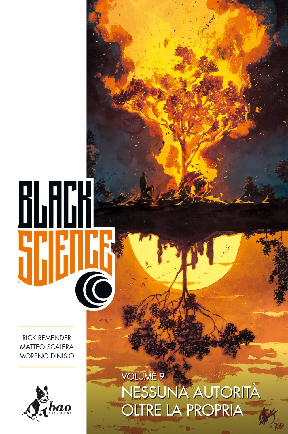 Black Science col. 9, copertina di Matteo Scalera