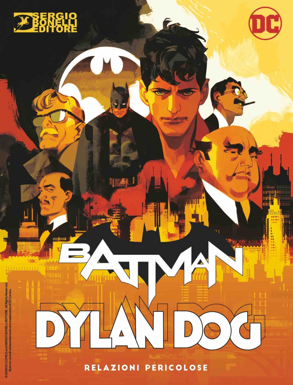 Dylan Dog & Batman, copertina di Gigi Cavenago